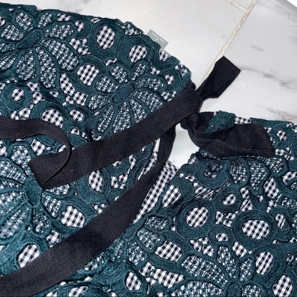 Maeve Gingham & Lace Top - Picture 3 of 7